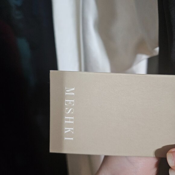 Meshki paulette satin maxi dress with bow - Picture 2 of 8